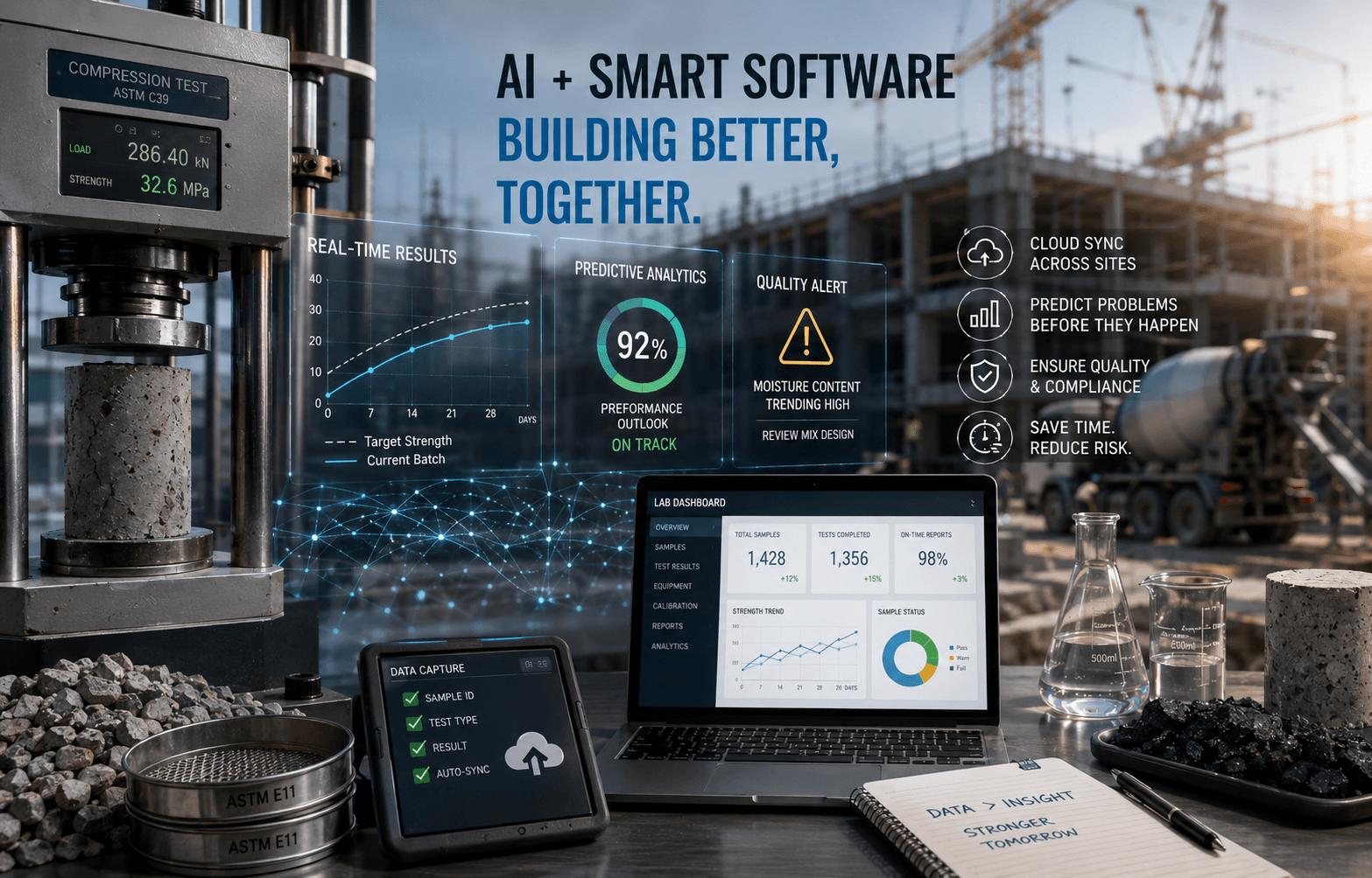 How AI and Smart Software Are Quietly Reshaping Construction Materials Testing