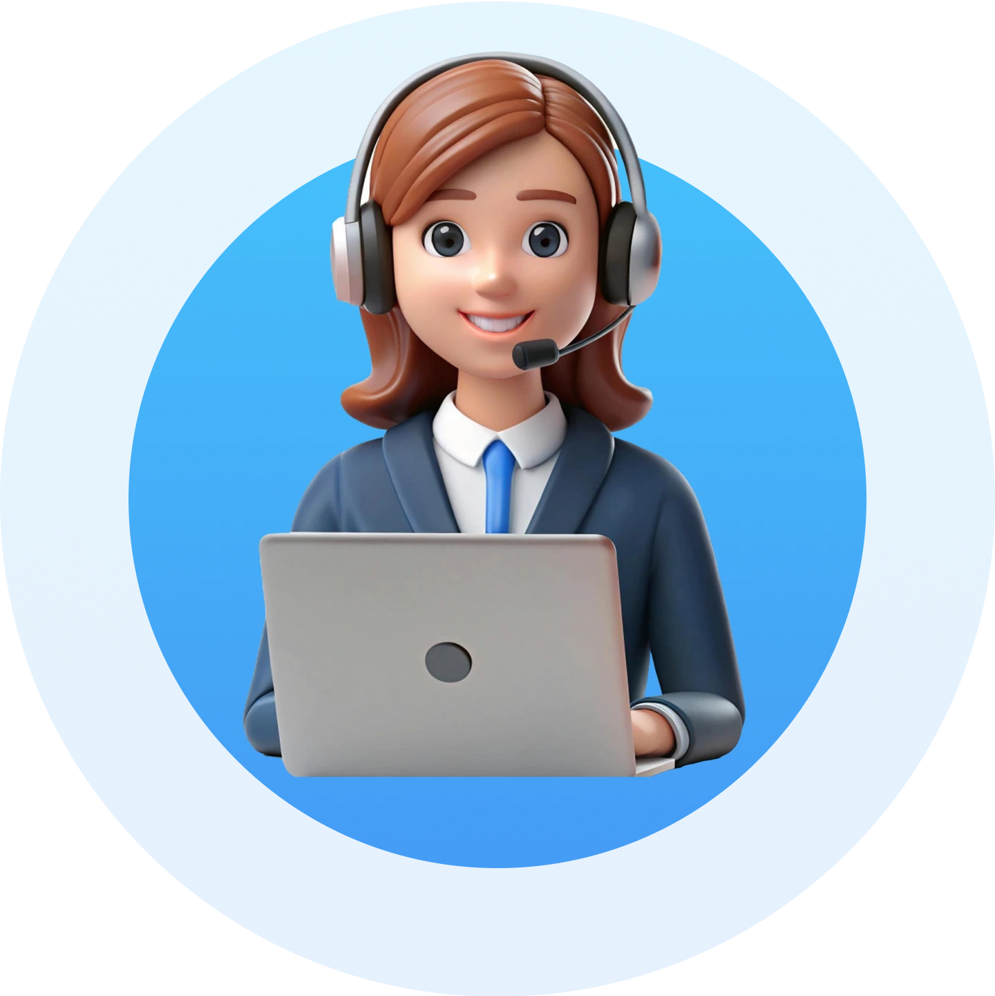 User icon representing customer support or user engagement
